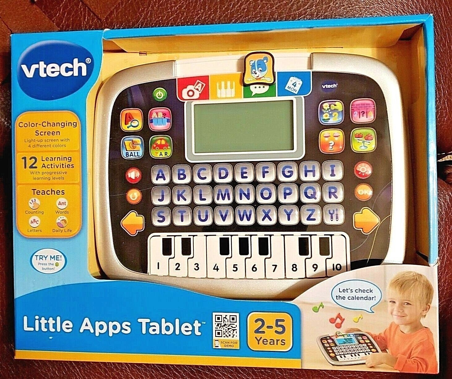 vtech Little Apps Tablet - Teaches & Develops - Letter Buttons, Piano Keys - New
