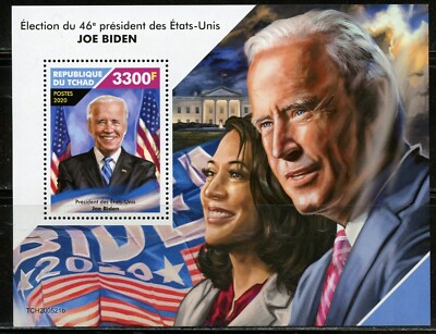 Chad 2020 Election Von Joe Biden 46th President Of The United States S/S MINT Nh