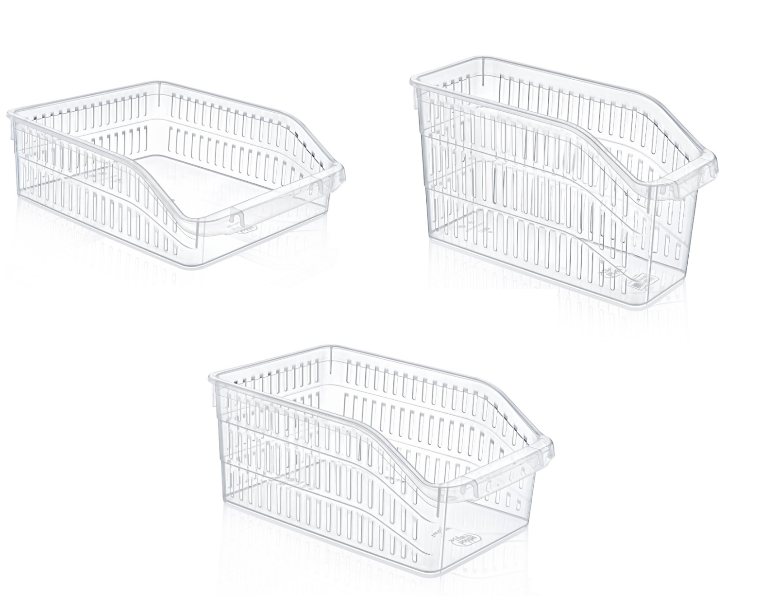 Kühlschrank Organizer Lebensmittelkorb Aufbewahrungsbox Transparent Lagerung