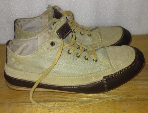 Orvis Pikolinos Suede Leather Canvas Casual Shoe. Size 9