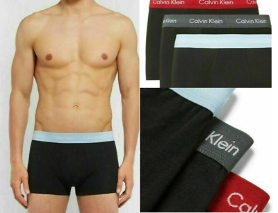 CALVIN KLEIN UNDERWEAR Three-Pack Stretch-Cotton Boxer Briefs for