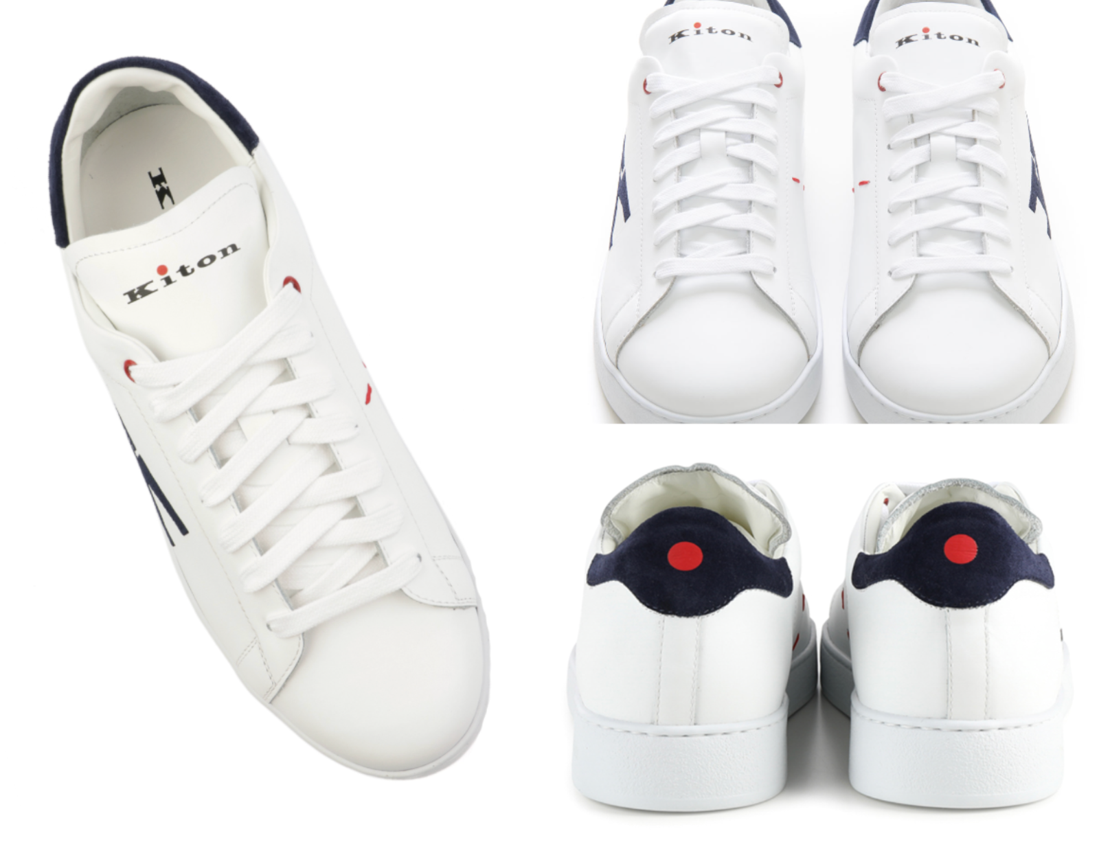 KITON KITON TOP-STITCHED K LOGO CIRO PAONE SNEAKERS RUNNERS SCHUHE SHOES TRAINERS 45