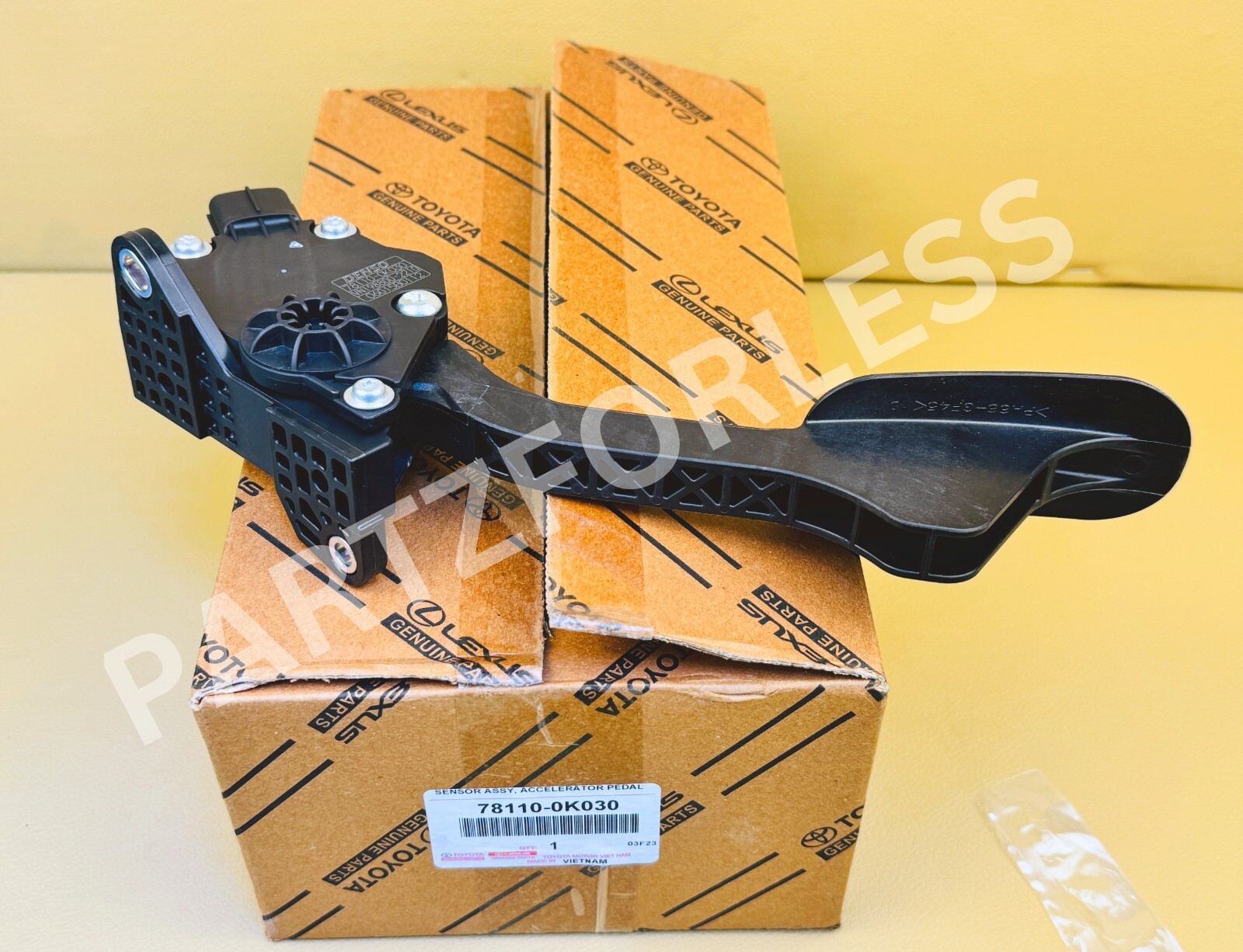 Lin 78110-0K030 TOYOTA GENUINE SENSOR ASSY, ACCELERATOR PEDAL