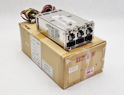 EMACS Zippy MX3-6600P Server Power Supply 600W 100-240V 9-5A B001100002 NEW