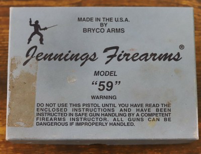 Jennings Bryco 59 9Mm for sale | Only 4 left at -75%