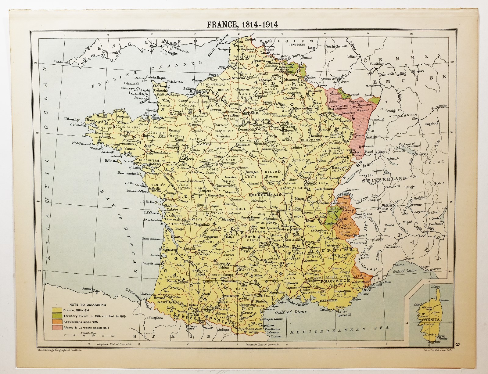 フランスアンティーク　MAP Amazon｜1758 地図 | 世界地図 フランス地図 | 歴史的