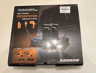 Samson Concert 288 Dual-Channel Wireless 2 Headset System with 2 Lavalier