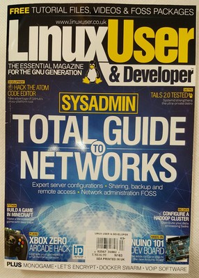 Linux User & Developer Sysadmin Total Network Guide #163 2016 FREE SHIPPING JB