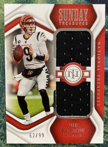 2022 Panini National Treasures Joe Burrow #STR-JBU