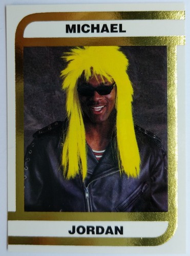 Rare! 1992 Oddball Michael Jordan in Yellow Wig & Rock Star