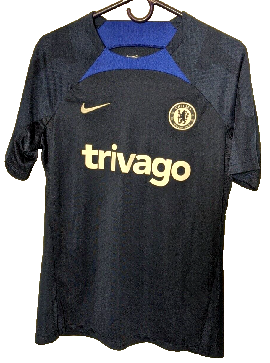 Chelsea FC Nike ゲームシャツ M Nike Chelsea FC Strike Football Shirt Sz M College Navy Rush