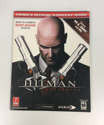 Hitman: Contracts Prima Official Strategy Guide Sony PS2 Xbox PC Eidos