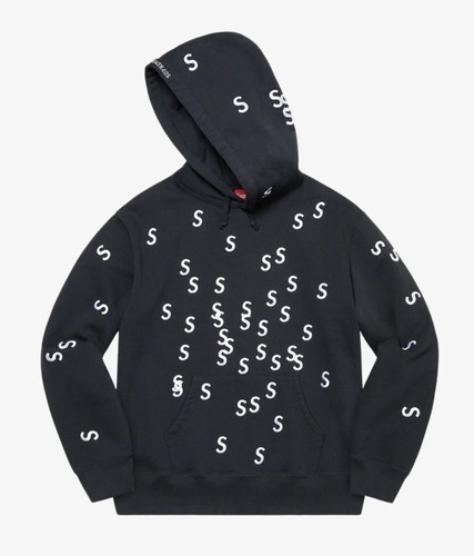 トップス Supreme Embroidered S Hooded Sweatshirt Supreme Embroidered S Hooded Sweatshirt Black Men's - SS21 - US