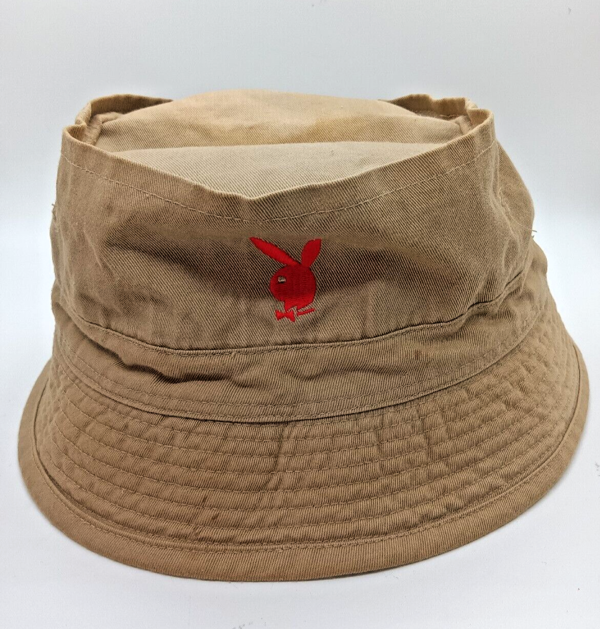 Beige Canvas Red Bunny Logo Korea