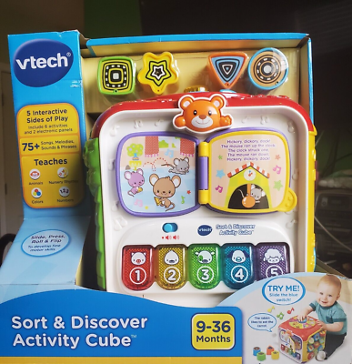 Vtech sort and discover on sale activity cube