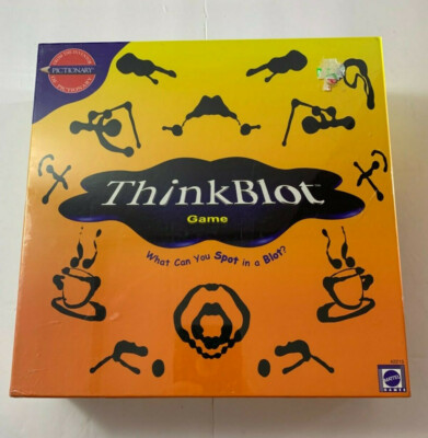 Thinkblot Game - What Can you Spot in a Blot - Adult Board Game vintage mattel