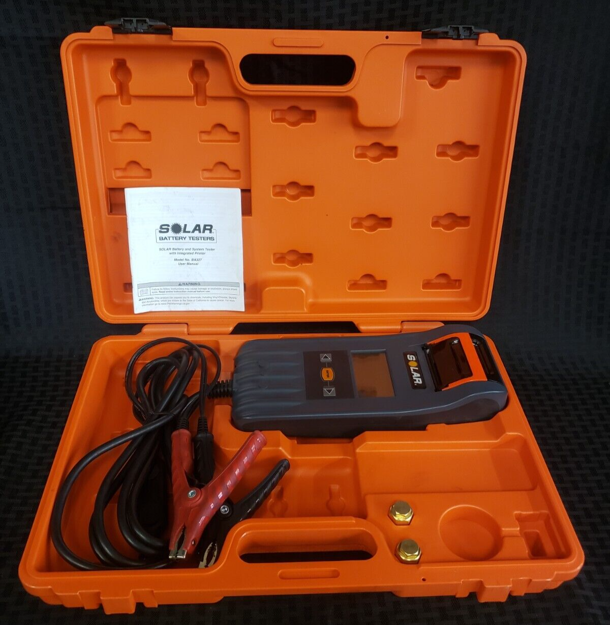 Solar BA327 Digital Battery & System Tester w/ Integrated Printer