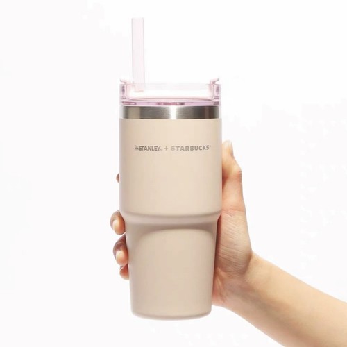 希少 STANLEY STARBUCKS ピンクベージュ タンブラー 710㎖ 希少