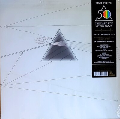 PINK FLOYD-DARK SIDE OF THE MOON-LIVE AT WEMBLE-180-GRAM VINYL LP '' NEW, SEALED