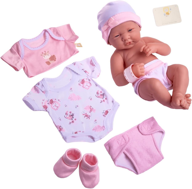 8 Piece Layette Baby Doll Gift Set |  - La Newborn Nursery |