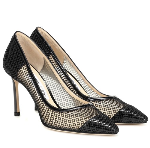 【GW限定値下げ】JIMMY CHOO Romy 85 JC11214S-Romy-85-Black-Velvet-