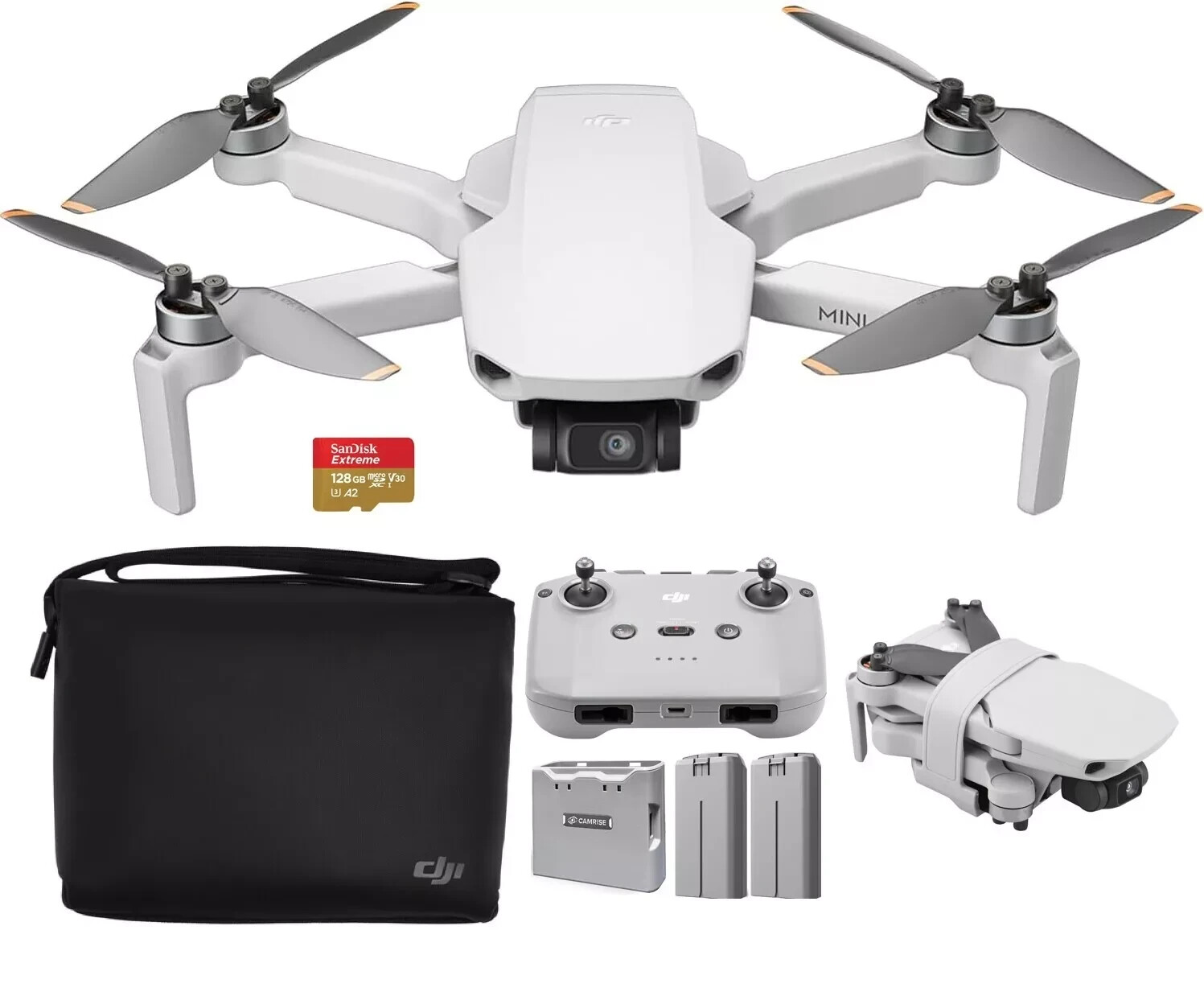 ★Dji mini2 fly more combo ★ DJI Mini 2 SE Fly More Combo Drone with Remote Control Gray