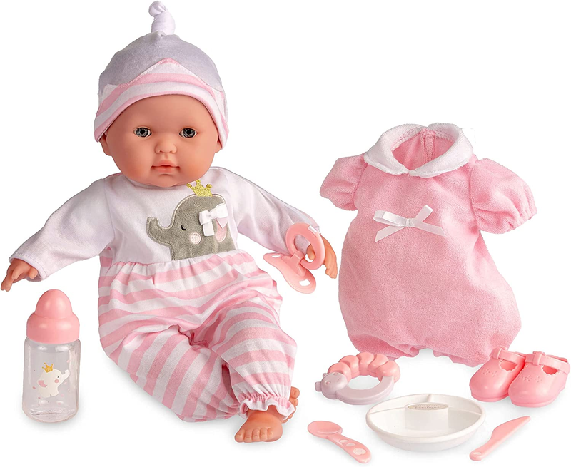 15" Realistic Soft Body Baby Doll with Open/Close Eyes |  - 