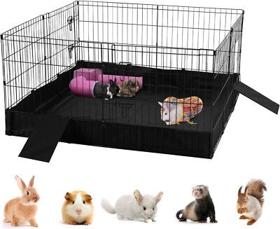 Rabbit Hutch Bunny Cage Indoor Outdoor Small Animal House Pet Playpen