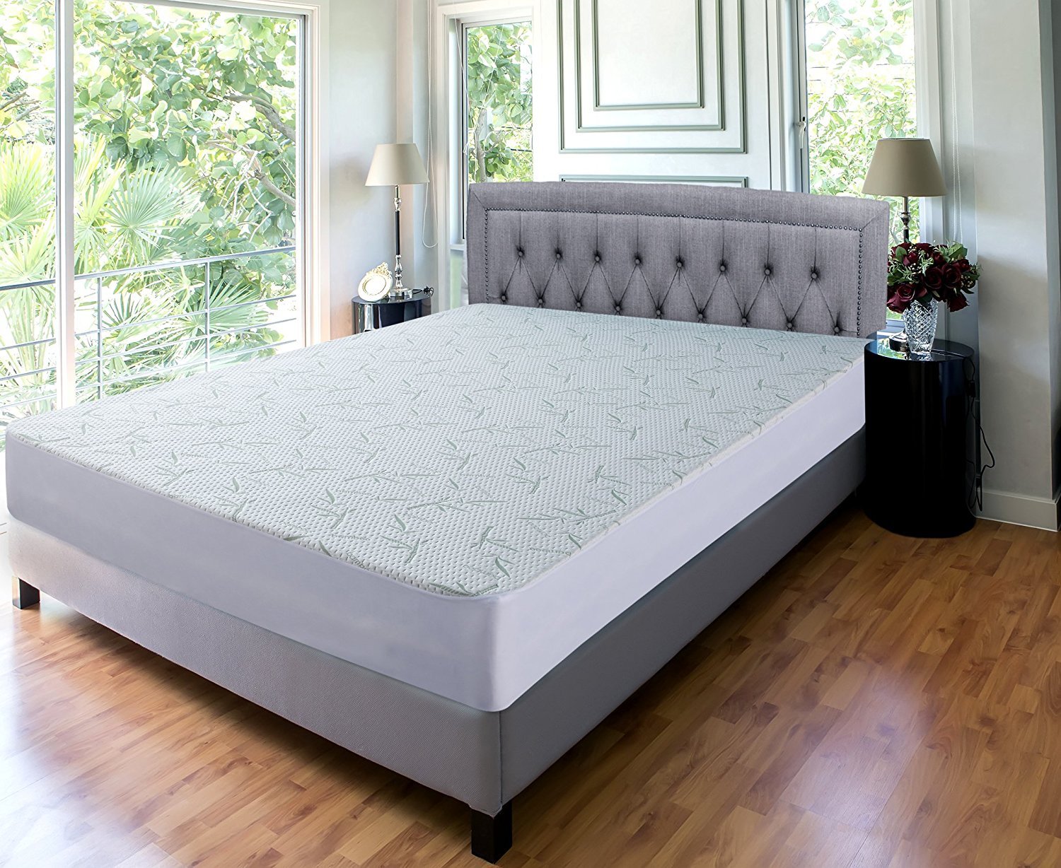 Premium Bamboo Waterproof Mattress Protector California ...