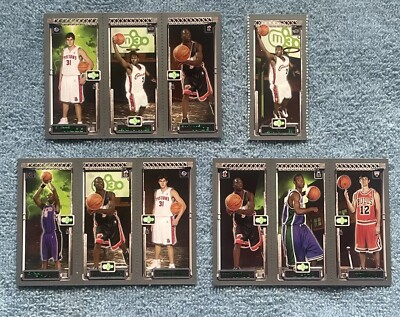Lebron James, Dwayne Wade, Chris Bosh 2003-04 Topps Matrix Minis Rookies
