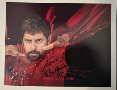 CHIYAAN VIKRAM  signed 20x25 cm Autogramm In Person BOLLYWOOD