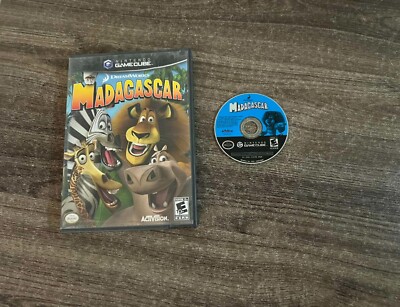 Madagascar (Nintendo GameCube, 2005) No Manual! Tested & Working!