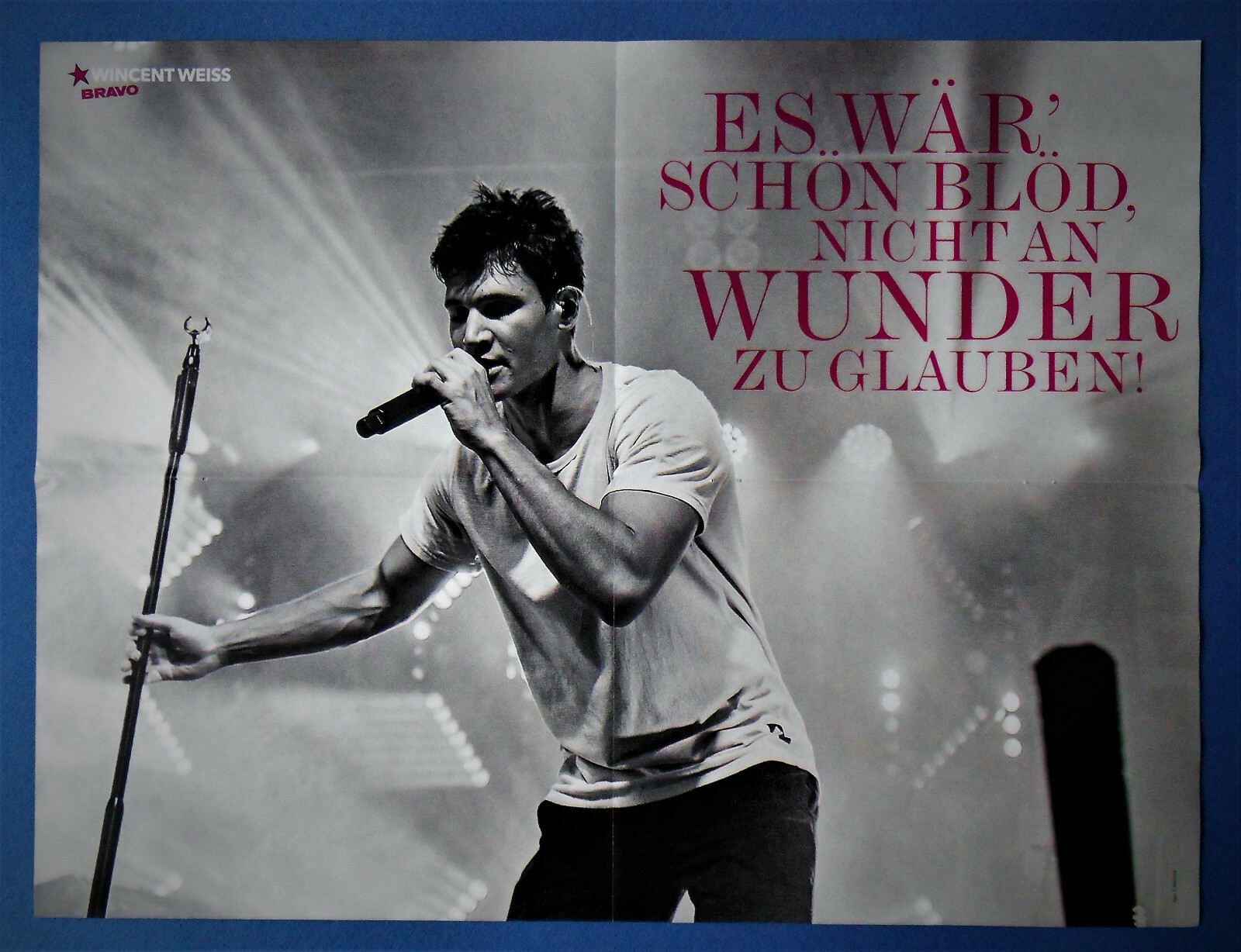 Wincent Weiss - A2 Poster (XL ca. - 55 x 42 cm) - deutscher Popsänger #2