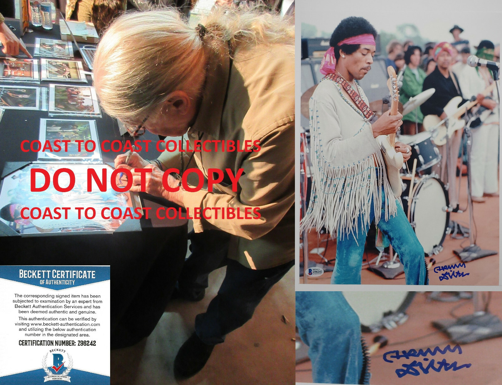 Henry Diltz signed 11x14 Jimi Hendrix photo Proof Beckett COA autograph STAR Henry Diltz signed 11x14 Jimi Hendrix photo Proof Beckett COA autograph STAR