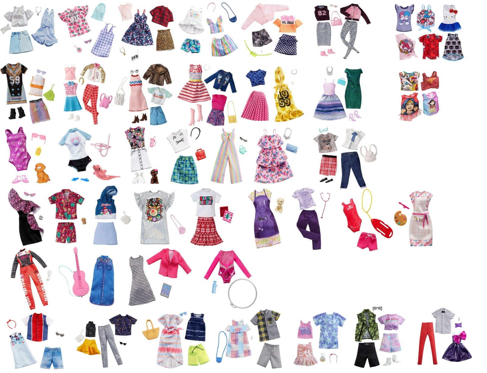BARBIE-Fashion-Pack, Kleidung, Anziehsachen,für Puppe-MATTEL-Aussuchen: 
