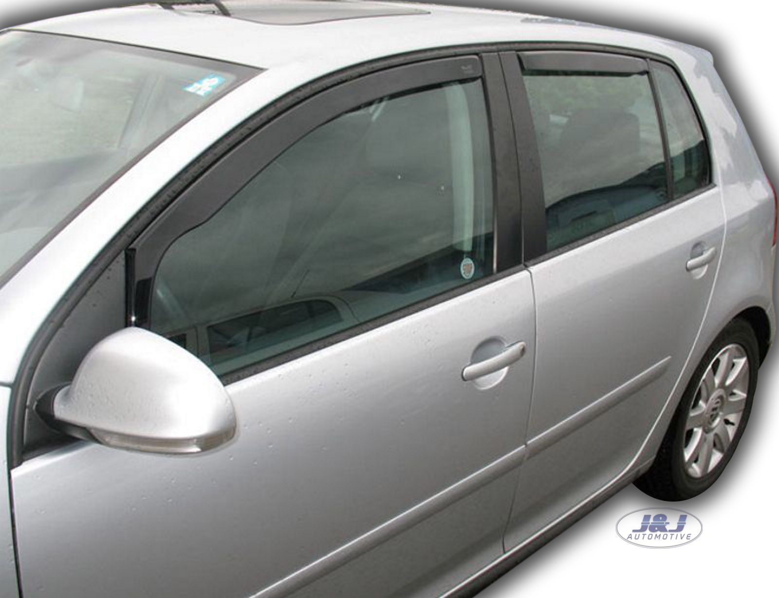 Wind deflectors visors 4pc TINTED HEKO for VW Golf V Mk5 20042008