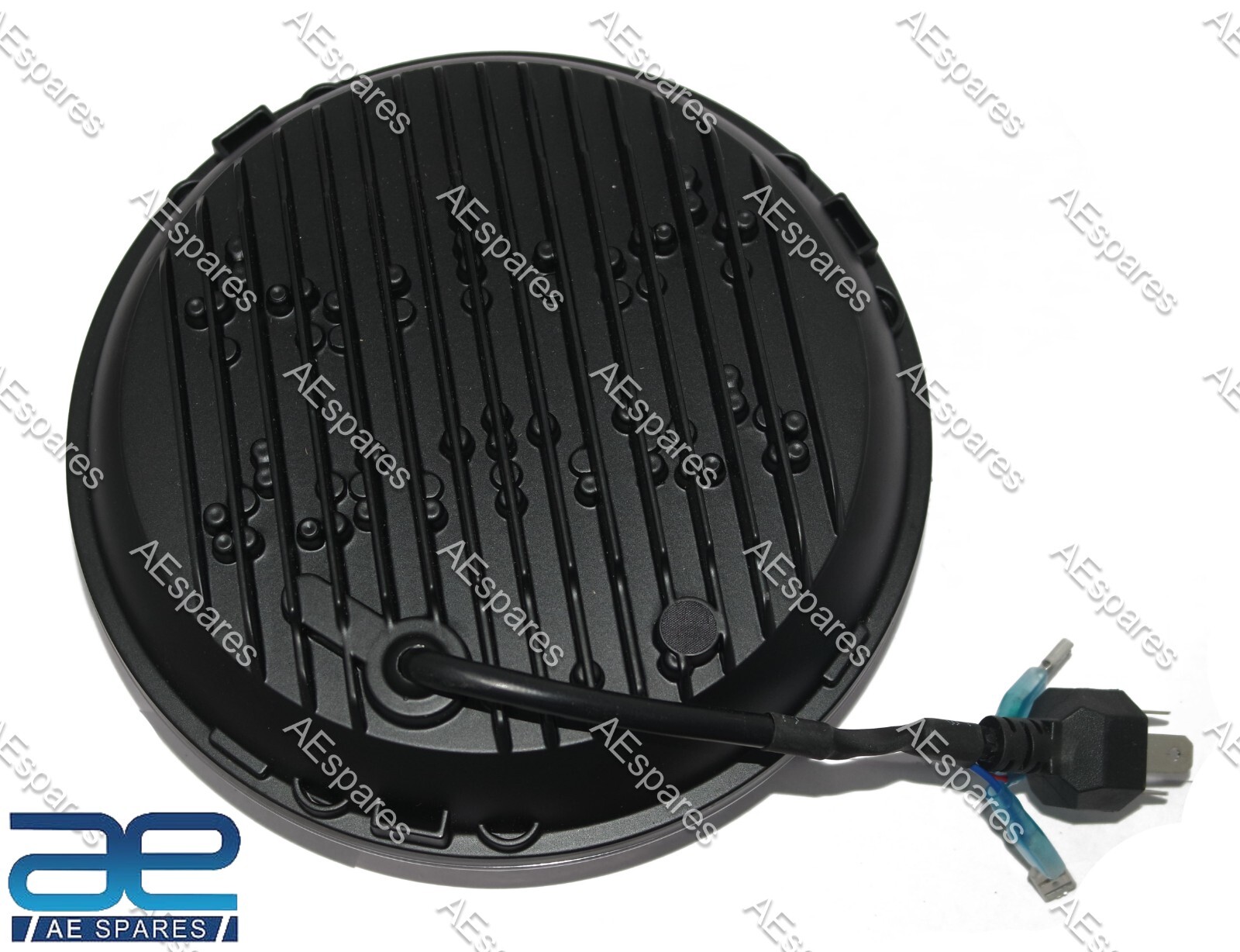 Skull Design 7" LED Headlight For Mahindra Thar Harley Royal Enfield 