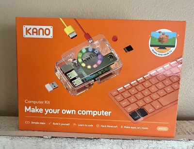 Kano Make Your Own Computer Kit 1000K-02 Element 14 Raspberry Pi 3 | Brand New