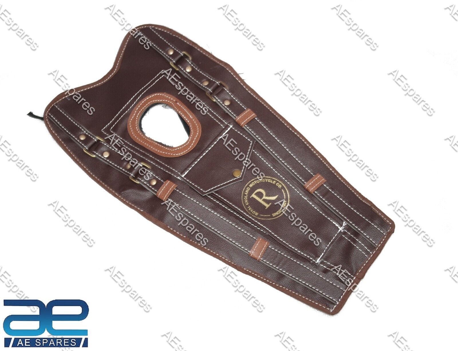 Fuel Tank Cover Protector for Strap For Royal Enfield Classic Bullet 350 500 