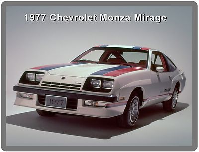 1977 Chevrolet Monza Mirage Refrigerator / Tool Box Magnet Gift