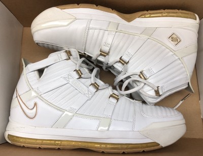 lebron 3 white gold