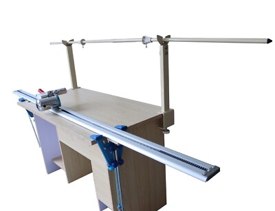 180W Delay Function Fabric End Cutter w/86''Rack & Digital Counter220V High Speed