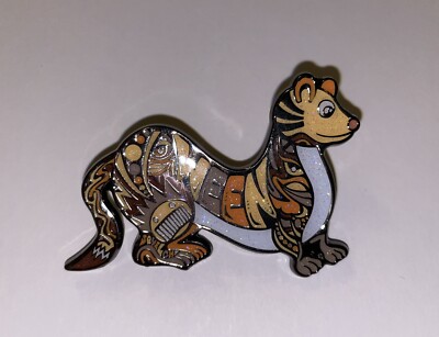 Danny Steinman X WEEN Weasel Pin Orange Brown 438/500 Music Band