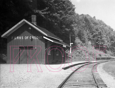 Canadian Pacific Railways (CP) Forks of Credit Station - 8x10 Photo