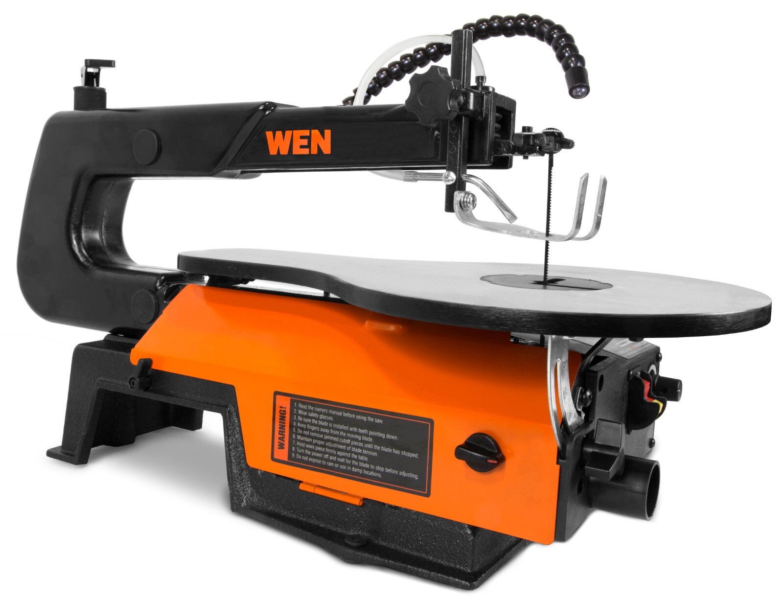16-Inch Variable Speed Scroll Saw with Easy-Access Blade
