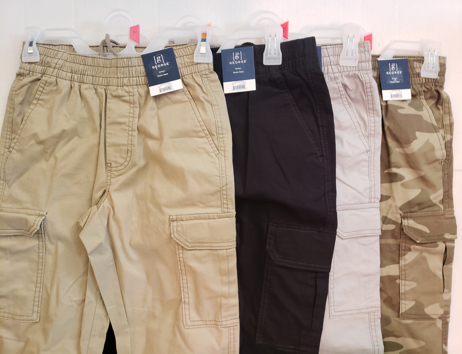 Men's Brand New George Elastic Waist Cargo Jogger Pants (various sizes) |  eBay