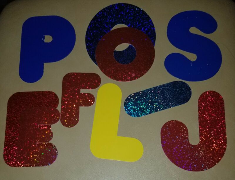Cut Out Letters for School Boards.  Loose Leaf.  Many Colors.  Sold as Lot