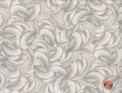 THE MAKERS by Cori Dantini - GRAY SWIRL PATTERN, 100% Cotton Fabric, BTY