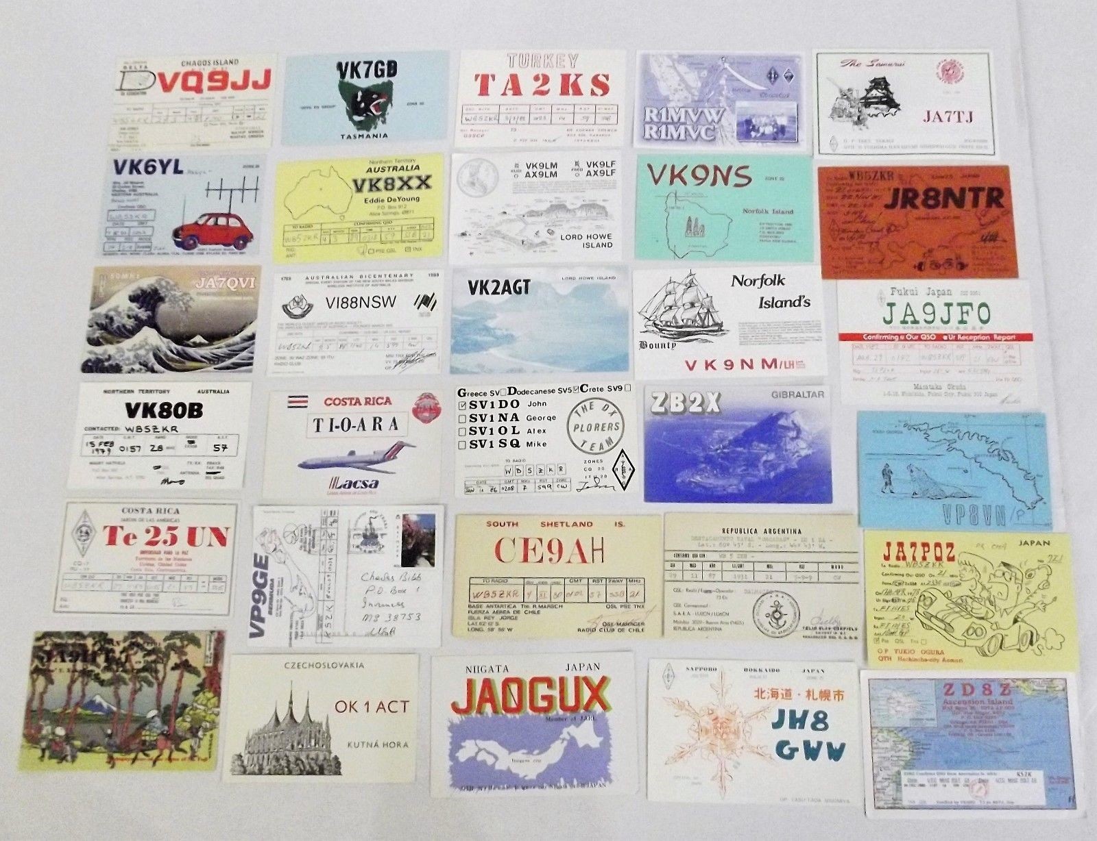 Ham Radio QSL Cards Vintage & Antique Lot 9+ Pounds 750-1000 Postcards?
