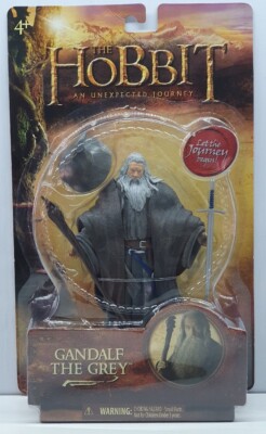 The Hobbit an Unexpected Journey Gandalf the Grey 6'' figure NIB 2012 Bridge
